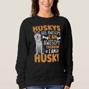 Moletom Siberian Husky Dog Roupa Para Proprietário Rouco