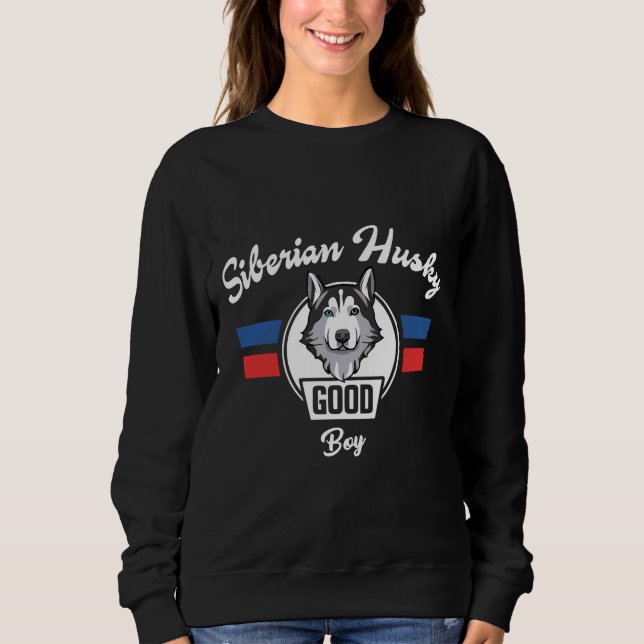 Moletom Siberian Husky Dog Training Good Boy K 9 (Frente)
