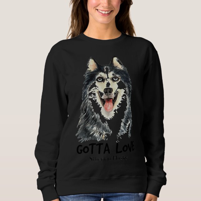 Moletom Siberian Husky Love (Frente)