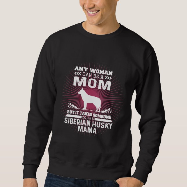 Moletom Siberian Husky Mama (Frente)