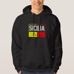 Moletom Sicília Bandeira Sicília Palermo Itália 24