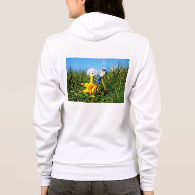 Moletom Sierlijk dansend actief Fubby poppetjes stel. (Verso)