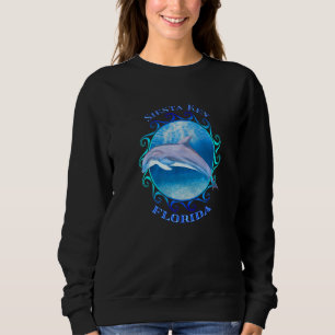 Moletom Siesta Key Florida Vacation Souvenir Dolphin