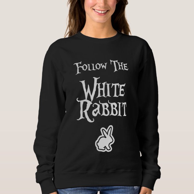 Moletom Siga o coelho branco (Frente)