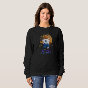 Moletom Siga seus sonhos Camisola, de uso feminino