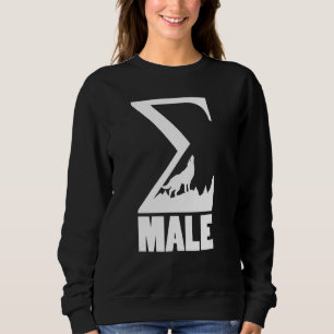 Moletom Sigma Male Sigma Lone Wolf Símbolo Grego
