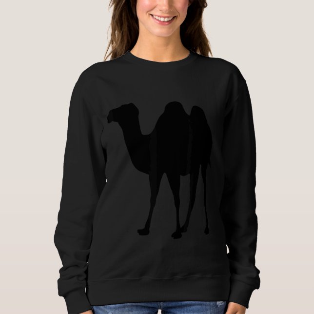 Moletom Silhouette do Grande Deserto de Camel (Frente)