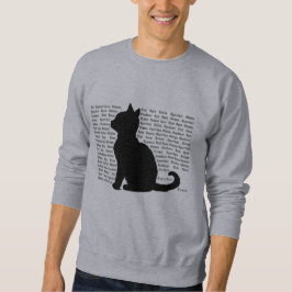 Moletom Silhueta de Gato - design perfeito para amantes de