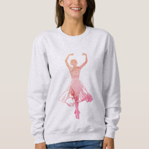 Moletom Silhueta graciosa e poética de bailarina