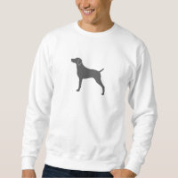 Silhueta para criação de cães Weimaraner