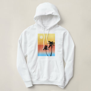 Moletom Silhueta Sunset Palm Tree