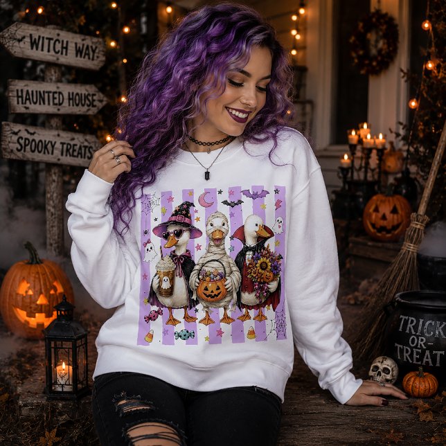 Moletom Silly Geese Halloween (Criador carregado)