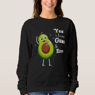 Moletom Sim, eu sei que Guac é extra  Abacate fofo  Guacam