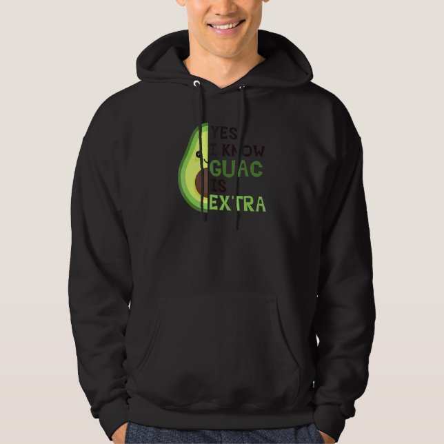 Moletom Sim, Eu Sei Que Guac É Muito Bonito Avocado Guacam (Frente)