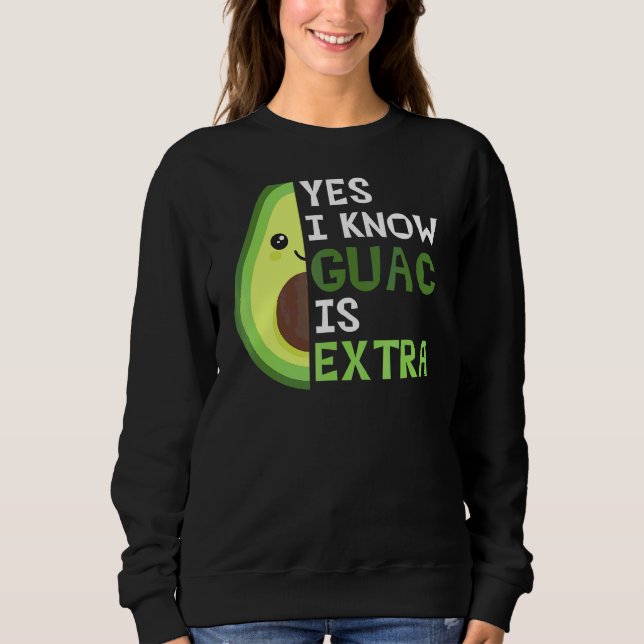 Moletom Sim, Eu Sei Que Guac É Muito Bonito Avocado Guacam (Frente)