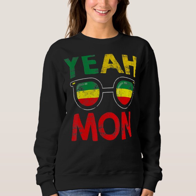 Moletom Sim Mon Jamaican Vacage Jamaica Reggae (Frente)