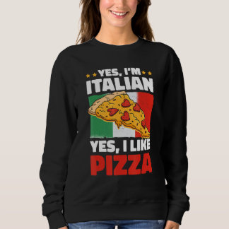 Moletom Sim, sou italiano, sim, eu gosto de pizza