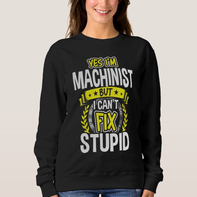 Moletom Sim, sou Machinista (Frente)