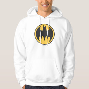 Moletom Símbolo Batman   Logotipo do círculo amarelo esc