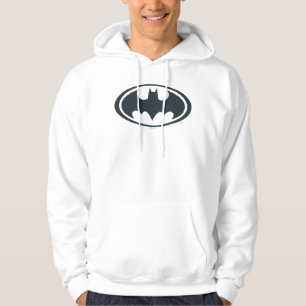 Moletom Símbolo Batman Logotipo preto e branco