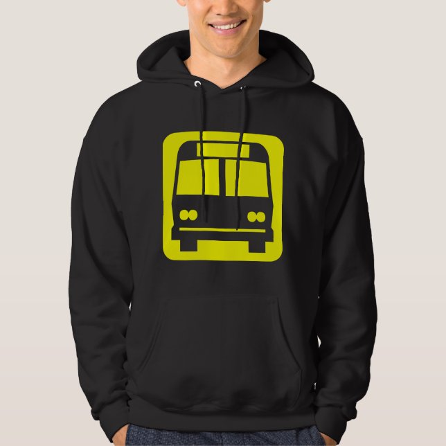 Moletom Símbolo de barramento - Amarelo (Frente)