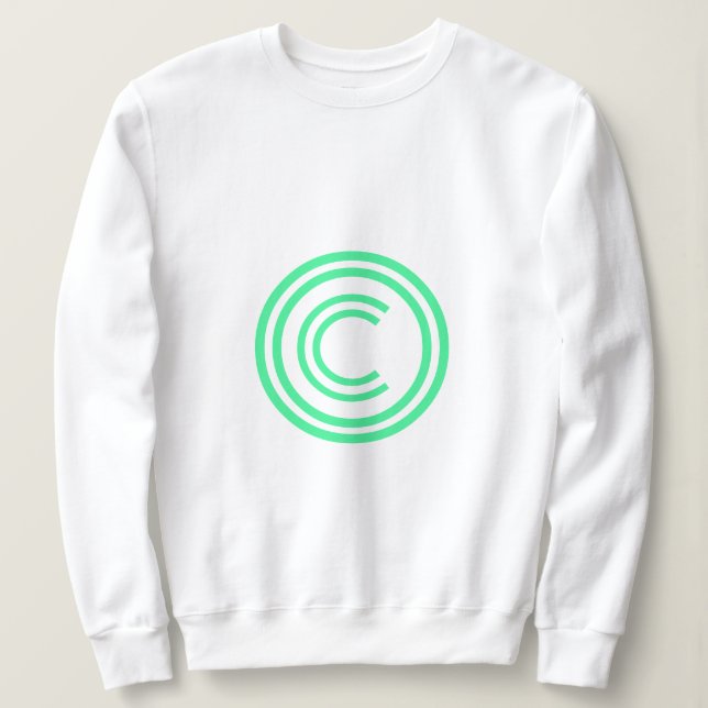 Moletom Símbolo de copyright (Frente do Design)
