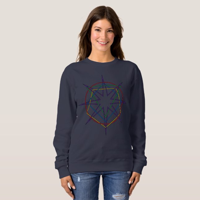 Moletom Símbolo de Geometria Sagrada (Frente Completa)