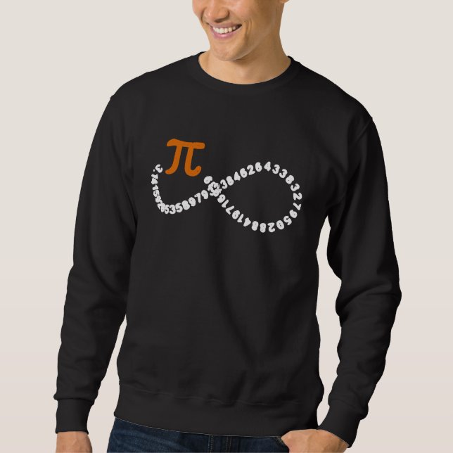 Moletom Símbolo de Infinito do Dia do Pi Matemática Nerd G (Frente)
