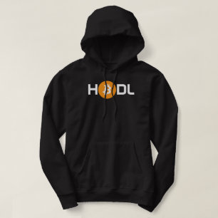 Moletom Símbolo de Logotipo Bitcoin do Hodt Suspenso Coin 