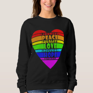 Moletom Símbolo de paz Rainbow Lgbt Lésbica Orgulho gay 1