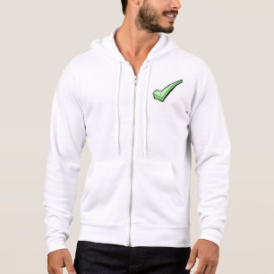 Moletom Símbolo de Tick de Marca de Verificação Verde
