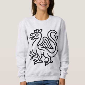 Moletom Símbolo do Basilisco Medieval Fantasia Heráldica M