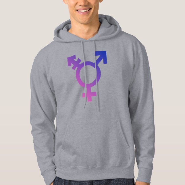 Moletom Símbolo do Orgulho Trans (Frente)