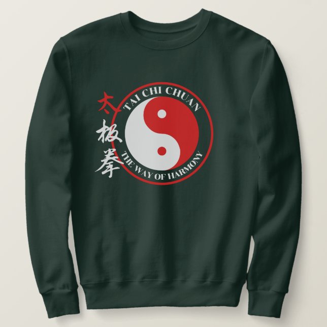 Moletom Símbolo do Tai Chi Chuan (Frente do Design)
