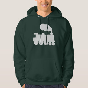 Moletom Símbolo do trem do vapor - branco