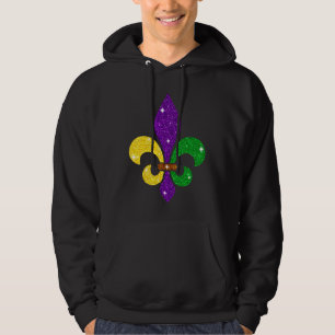 Moletom Símbolo Fleur De Lys Fofo Carnaval Mulheres Homens