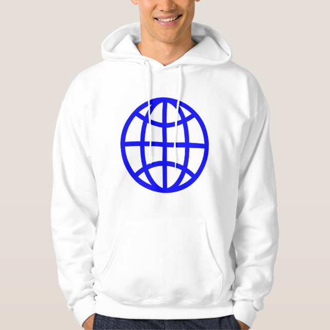 Moletom Símbolo globo - Azul (Frente)