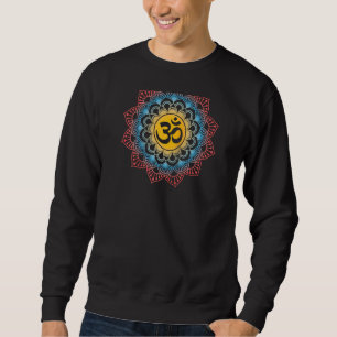 Moletom Símbolo Om Mandala Flor Meditação Workout Yoga L