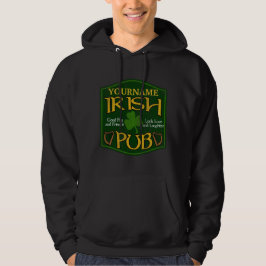 Moletom Símbolo Pub Irlandês Personalizado Hoodie