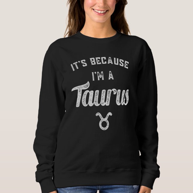 Moletom Símbolo Taurus Zodiac (Frente)