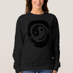 Moletom Símbolo Yin Yang No Círculo Enso Zen Japonês