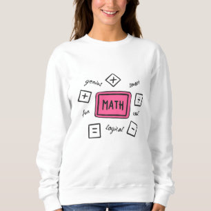 Moletom Símbolos matemáticos Estudantes e Pais