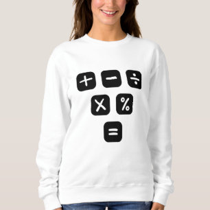 Moletom Símbolos matemáticos sinais matemáticos