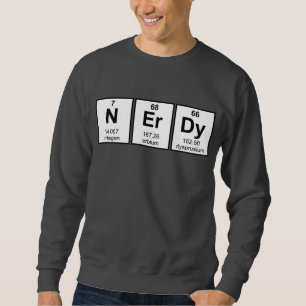 Moletom Símbolos periòdicamente Nerdy do elemento