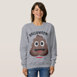 Moletom Simples família e amigos de cocô de Halloween
