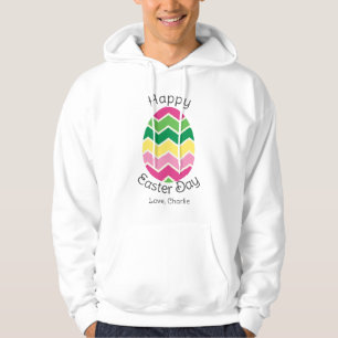 Moletom simples Felz pascoa de Caligrafia Moderna para ami