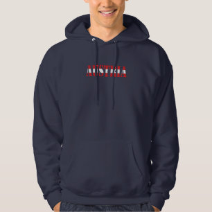 Moletom Simples Moderno Roupa de Bandeira Nacional da Áust