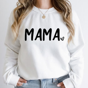 Moletom Simples planície minimalista do coração branco pre