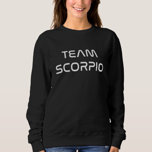 Moletom Sinal Astrológico Zodiac do Team Scorpio legal (Frente)