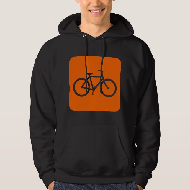 Moletom Sinal de Bicicleta - Branco (Frente)